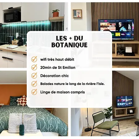 Le Botanique - Cosy - Proche St Emilion Apartment Saint-Medard-de-Guizieres